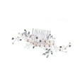 thumbnail image 1 of Zenghuiiii Rain&Star Bridal Hair Clip Silver Bridal Hair Clips Swank Tie Bar Clip Vintage Hair Barrette Hair Clip Barrettes under 5 Womens Barrettes for Thick Hair Large Barrettes for Thick Hair Girls, 1 of 7