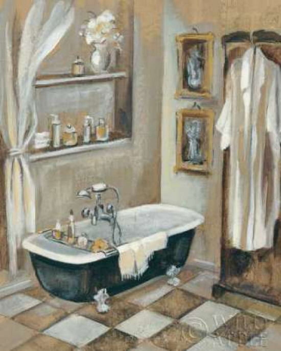 French Bath III Canvas Art - Silvia Vassileva (24 x 30)