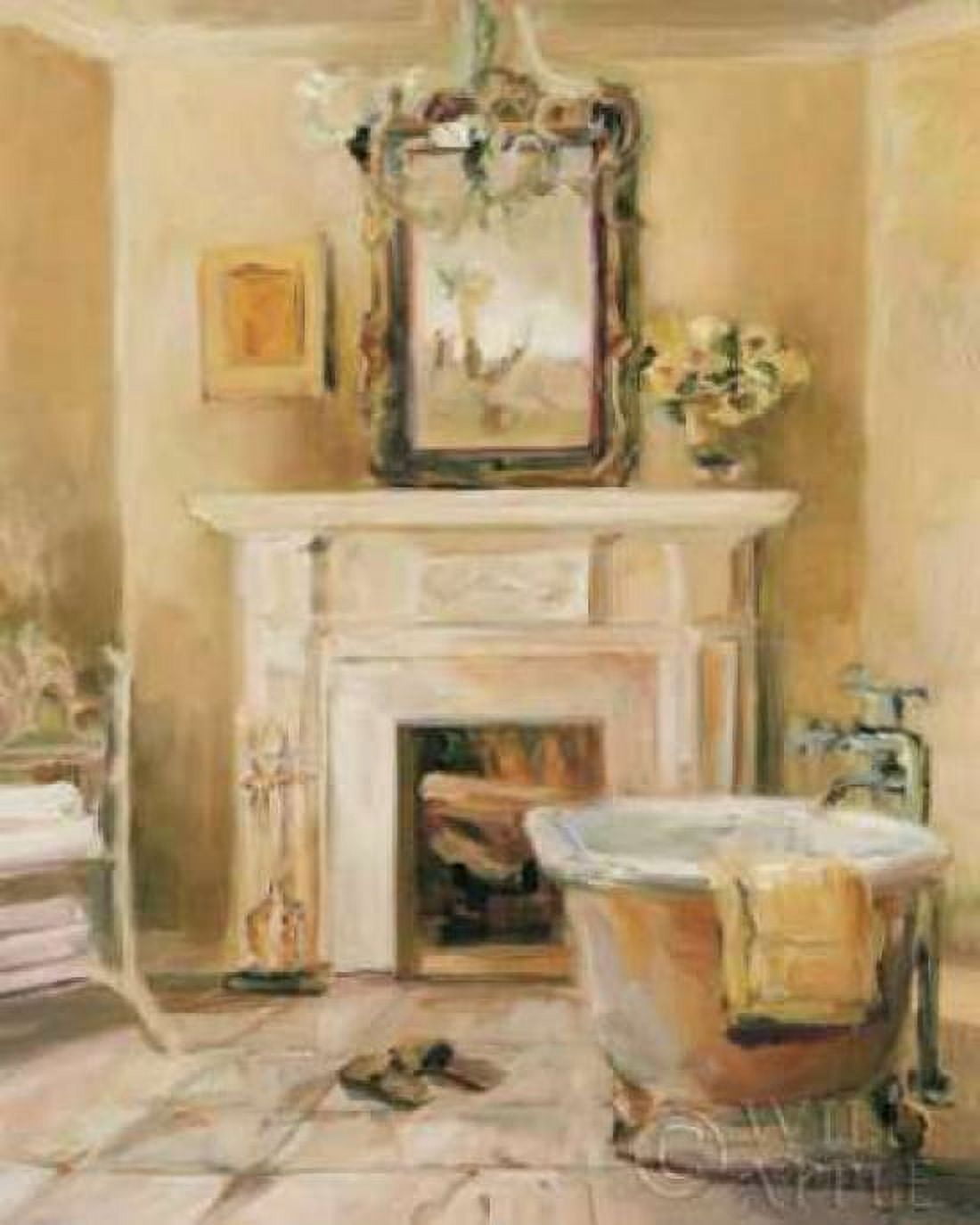 French Bath IV Canvas Art - Marilyn Hageman (24 x 30)
