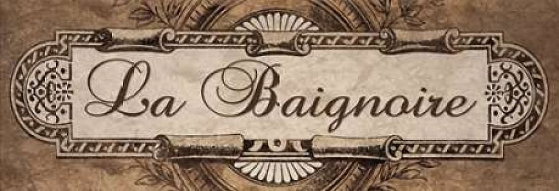 French Bath Sign II Canvas Art - Todd Williams (24 x 48)