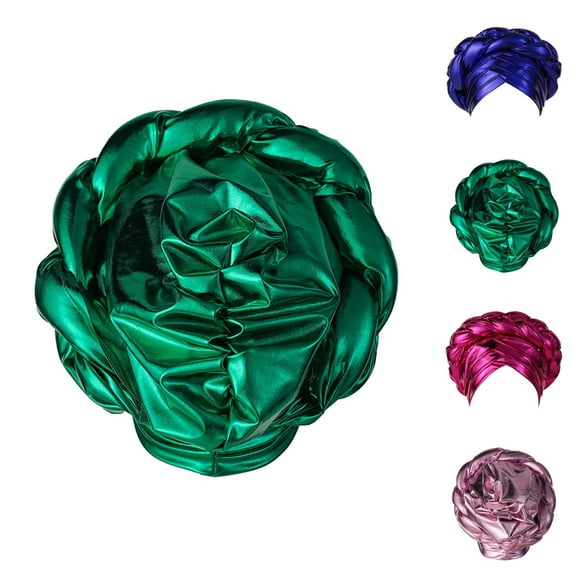 French Beret Beret And Flat Cap, Red Beret, Flat Brim Cap, for Military Beret Fashion Women Beading Braid Hat Ruffle Cancer Wrap Cap Sleep Caps Satin Lined Hair Bonnets