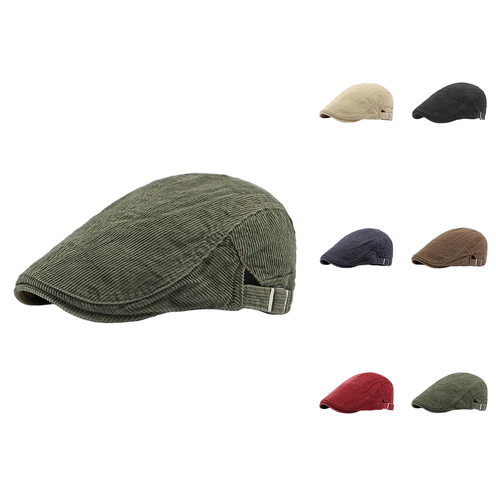 Military Cap Flat And Beret Red Slouchy for Winter Men display picture 3