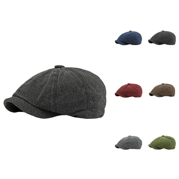 French Beret And Bucket Hat Red Leather for Winter Vintage Striped Beret Hat for Women Men Classic Design Casual Fashion Accessory With Suits Spring Autumn Daily Wear