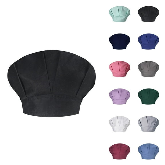 French Beret Golf Hat And Beret, Red Beret, Flat Brim Cap, for Winter Beret Unisex Solid Color Cap Kitchen Catering Oil Proof Chef Hat Bouffant Hat