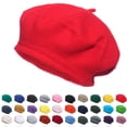 thumbnail image 1 of French Beret Hat Solid Color Beret Cap for Women Girls Beige One Size, 1 of 4