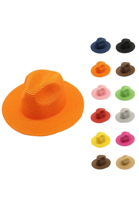 French Beret Trilby Hat And Beret, Red Beret, Straw Fedora, Perfect for Fisherman Hat In Wide Brim Hats for Summer Sunshine Beach Trip Ivory And Brown