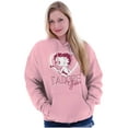 thumbnail image 1 of French Betty Boop Kiss J'Adore You Hoodie Sweatshirt Women Brisco Brands S, 1 of 1