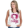 thumbnail image 1 of French Betty Boop Kiss J'Adore You Tank Top Tee Shirt Women Brisco Brands S, 1 of 5