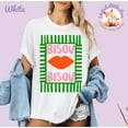 thumbnail image 1 of French Bisous Shirt, French TShirt, Paris Tee, French Vacation Tee, Shirt For French Lover, 1 of 4