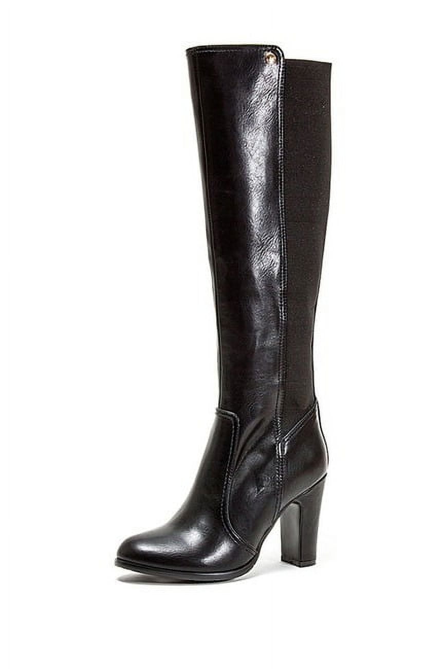 Tall boots with outlet stretch back