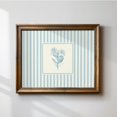 French Blue Myrtus Floral Wall Art Print With Trendy Botanical Decor ...