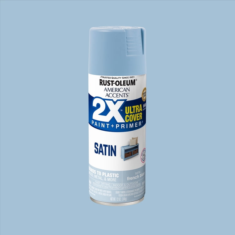 ファッキングオーサム　ホテルブルー French Blue, Rust-Oleum American Accents 2X Ultra Cover Satin