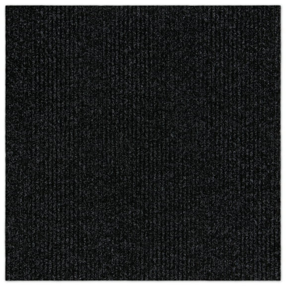 French Broad Anthracite Peel And Stick Carpet Tiles for Home Office and Versatile Areas, Residential 18 in. x 18 in. 22.5 sq. ft. 10 Tiles Per Box