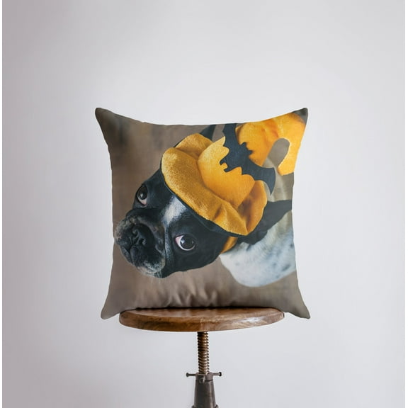 French Bull Dog | Throw Pillows | Bull Dog Pillow | Bulldog Pillow Case | Halloween Pillow | Bulldog | Decorative Pillow Covers | Gift