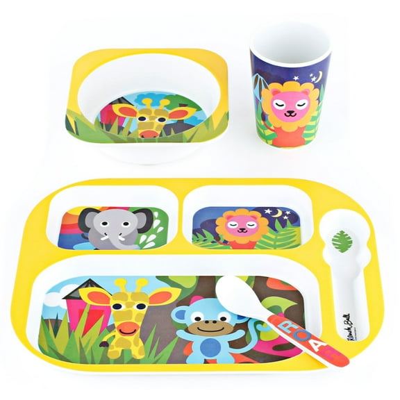 French Bull Jungle Everyday Kids Place Setting