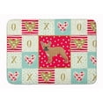 thumbnail image 1 of French Bulldog 2 Love Machine Washable Memory Foam Mat Red, 1 of 4