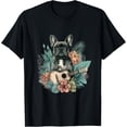 thumbnail image 1 of French Bulldog Aloha Ukulele Hawaii Guitar Dog Flower T-Shirt, 1 of 4
