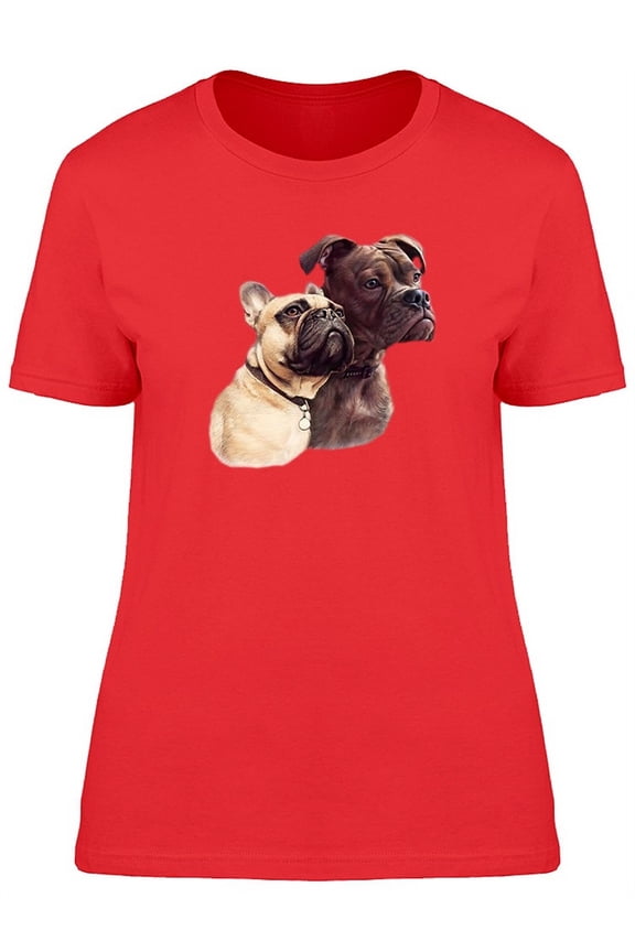 French Bulldog And Boxer Dogs Tee Women's -Image by Shutterstock
