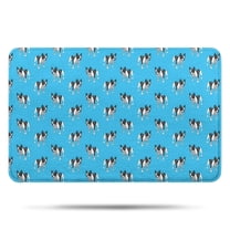 French Bulldog Bathroom Rugs Mat,Non Slip Microfiber Bathroom Rug,Rubber Backing,Soft Bathroom Mats for Bathroom Floor,Tub and Shower,17x27in(43x68cm)