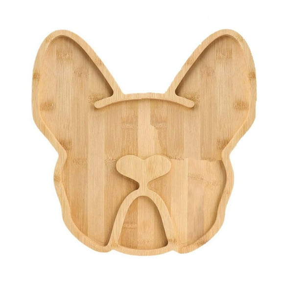 French Bulldog Cheese Board, 12" Charcuterie Wood Serving Tray, Gift for Housewarming Bachelor Party Thanksgiving Christmas