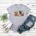 thumbnail image 1 of French Bulldog Christmas Holiday Coffee T-Shirt, 1 of 7