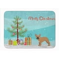 thumbnail image 1 of French Bulldog Christmas Tree Machine Washable Memory Foam Mat, 1 of 1
