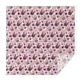 thumbnail image 1 of French Bulldog Cute Bone Paw Print Square Tablecloth,Waterproof Square Table Cover,Wipeable Spillproof Washable Table Cover for Home Kitchen Party Decor 52"x52"(132x132cm), 1 of 6