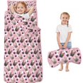 thumbnail image 1 of French Bulldog Cute Bone Paw Print Toddler Nap Mats for Kids Preschool,Sleeping Mat Bag or Kids,Toddler Sleeping Bag,Toddler Nap Mat or Daycare, 1 of 6