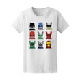 thumbnail image 1 of French Bulldog Cute Superheroes T-Shirt Women -Image by Shutterstock, Female XX-Large, 1 of 4