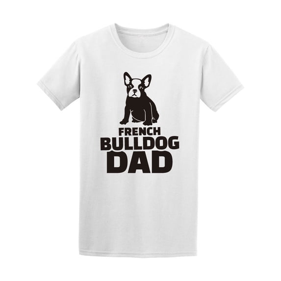 French Bulldog Dad Silhouette Tee Men's -Image by Shutterstock
