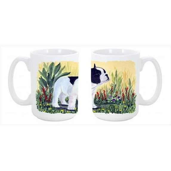 French Bulldog Dishwasher Safe Microwavable Ceramic Coffee Mug 15 oz.