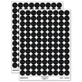 thumbnail image 1 of French Bulldog Dog Outline 200+ Round Stickers - Black - Gloss Finish - 0.50" Size, 1 of 3