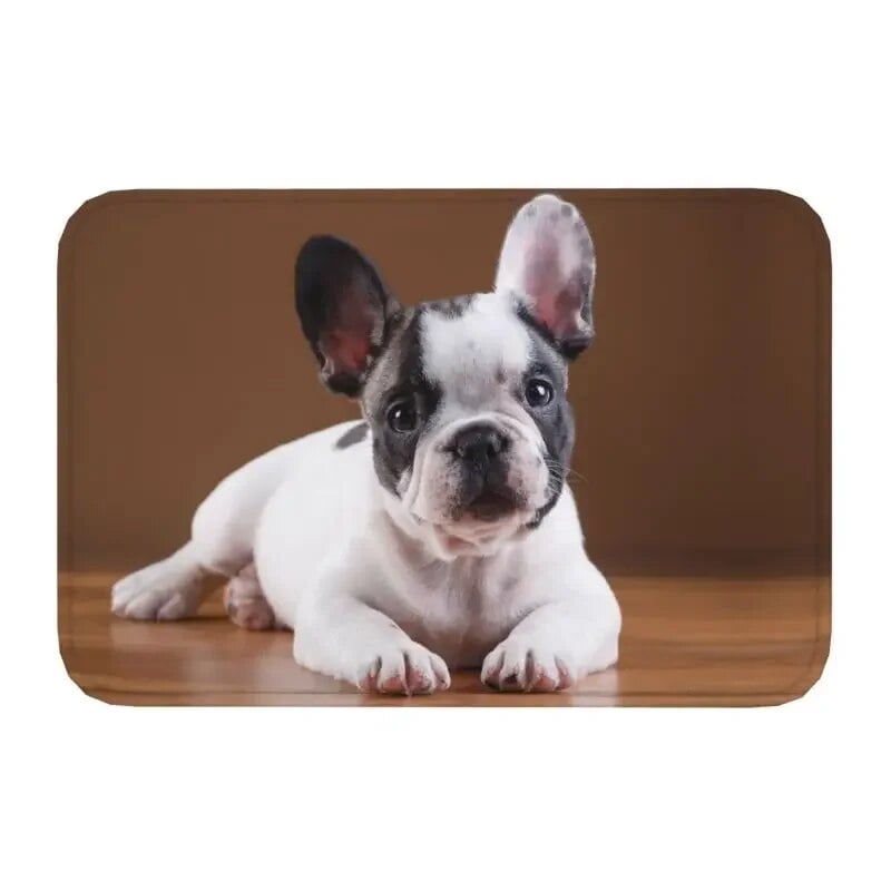 French Bulldog Doormat Mat Anti-Slip Frenchie Dog Lover Bath Kitchen ...