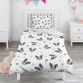 thumbnail image 1 of French Bulldog Duvet Cover and Pillowcase Set for Single Bedding, Bedroom Accessories for Kids Teens, 1 of 5