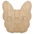 thumbnail image 1 of French Bulldog Face Wood Shape Unfinished Piece Cutout Craft DIY Projects - 4.70 Inch Size - 1/8 Inch Thick, 1 of 7