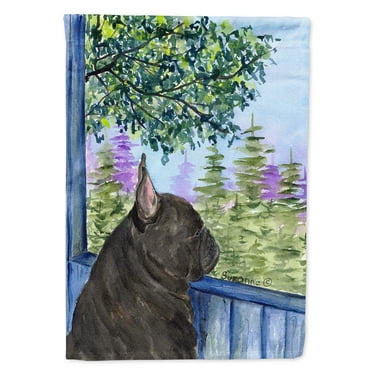 French Bulldog Flag Canvas House Size