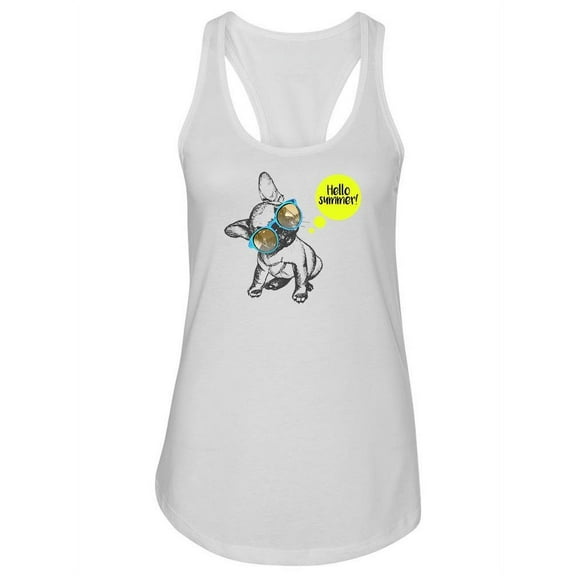 French Bulldog For The Summer Tank Women -Image by Shutterstock, Female Medium