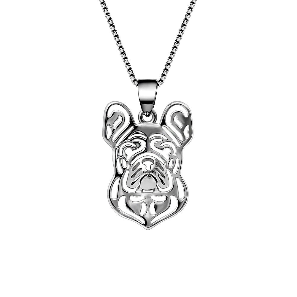 French Bulldog Sparkle Pendant - Perfect Frenchie Lover Gift