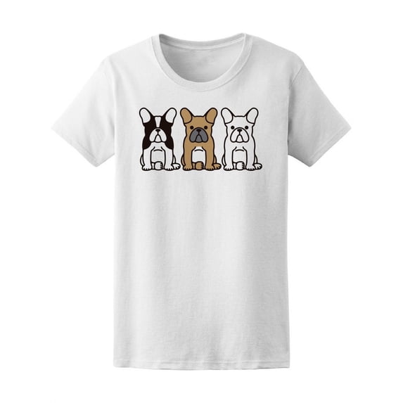 French Bulldog Funny Pets T-Shirt Women -Image by Shutterstock, Female Small