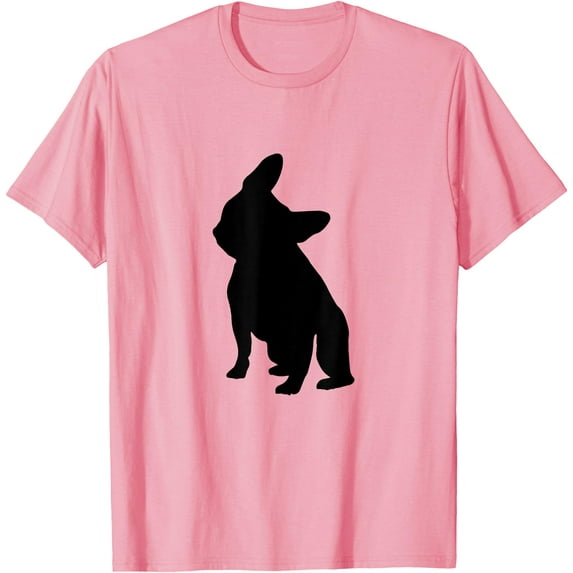 French Bulldog Head-Tilt Apparel Softstyle Unisex T-Shirt,Light Pink Color,Size XL