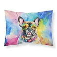 thumbnail image 1 of French Bulldog Hippie Dawg Standard Pillowcase, 1 of 5