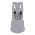 thumbnail image 1 of French Bulldog In Patterns Racerback Tank Women -Image by Shutterstock, Female Small, 1 of 4