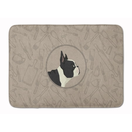 French Bulldog In the Kitchen Machine Washable Memory Foam Mat