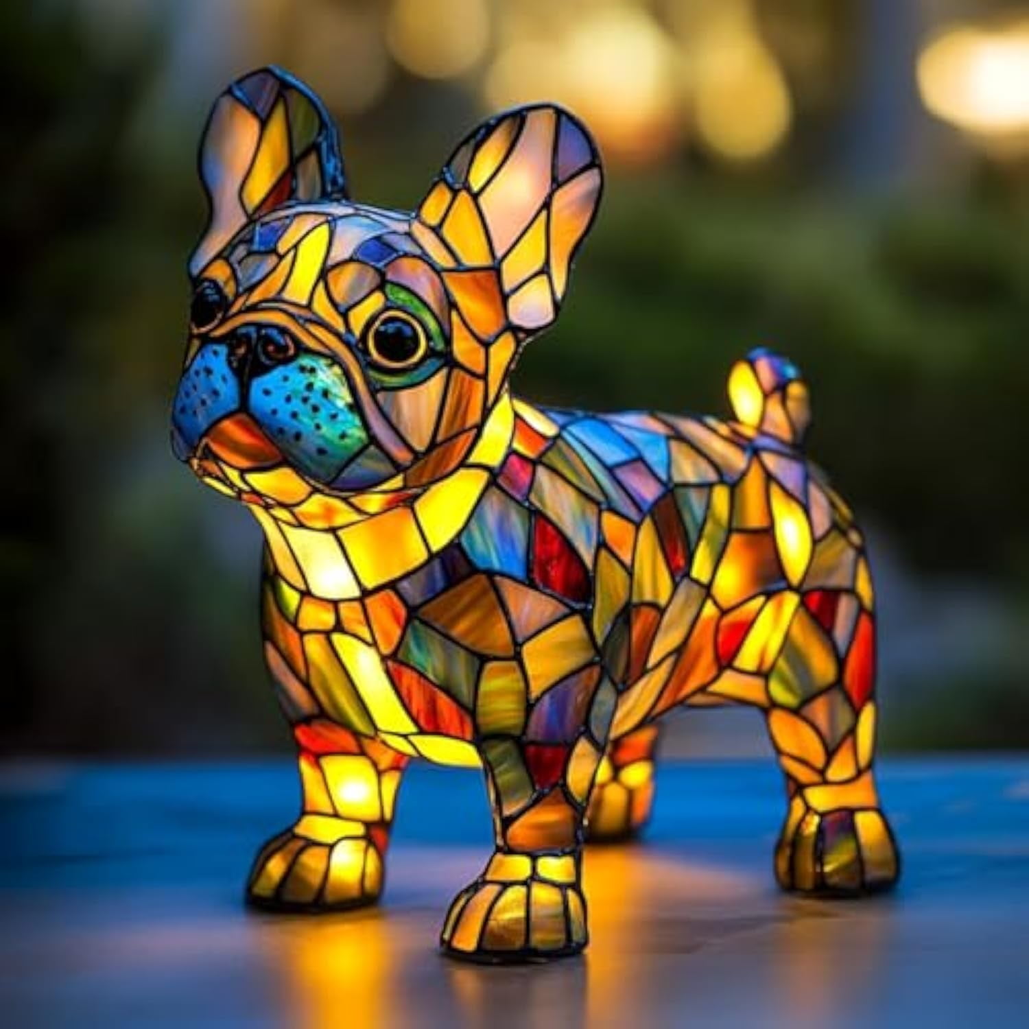French Bulldog Lamp, Dog Series Art Night Light, 3D Pet LED Lamp (#F