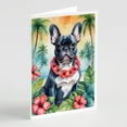 thumbnail image 1 of French Bulldog Luau Greeting Cards Pack of 8 7 in x 5 in, 1 of 21