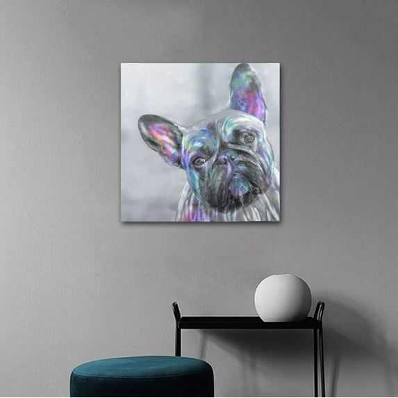 French Bulldog Metal Wall Art