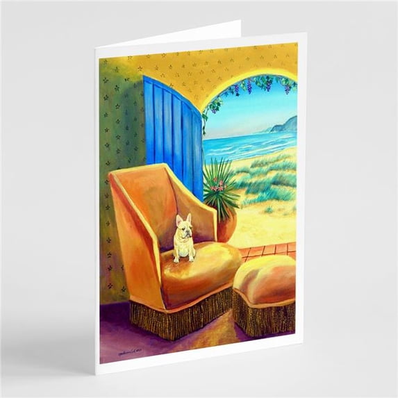French Bulldog My Chair Greeting Cards & Envelopes - Pack of 8