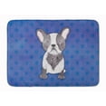 thumbnail image 1 of French Bulldog Polkadot Watercolor Machine Washable Memory Foam Mat, 1 of 4