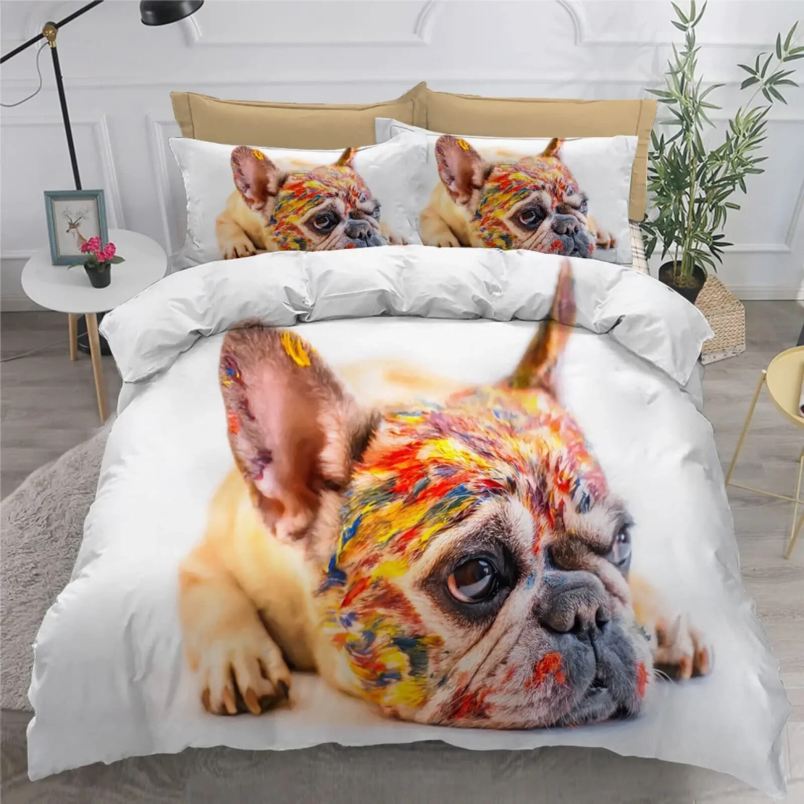 French bulldog king size bedding 2025