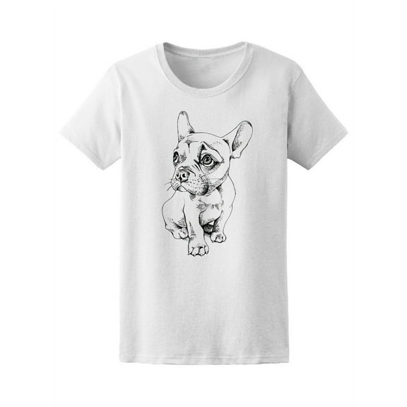 French Bulldog Puppy Dog T-Shirt Women -Image by Shutterstock, Female Small